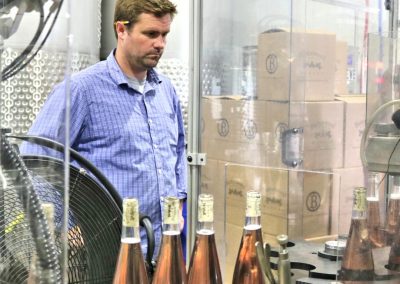 Dave Pittard Overseeing Buttonwood Grove Bottling