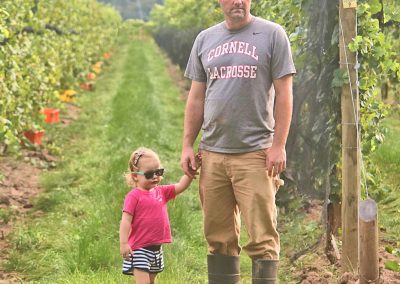 Dave Pittard and Daughter at Buttonwood Grove Vineyards